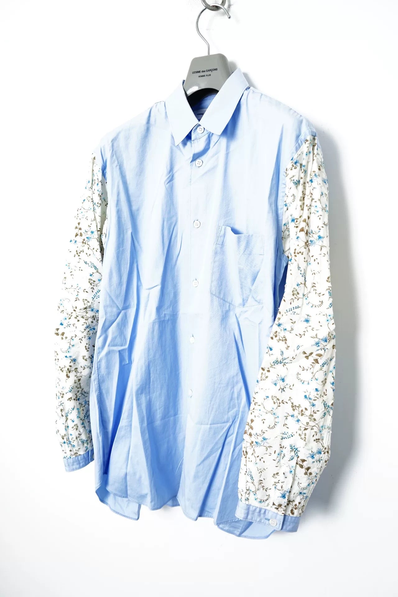 Comme des Garçons Embroidered Spliced Sleeve Shirt