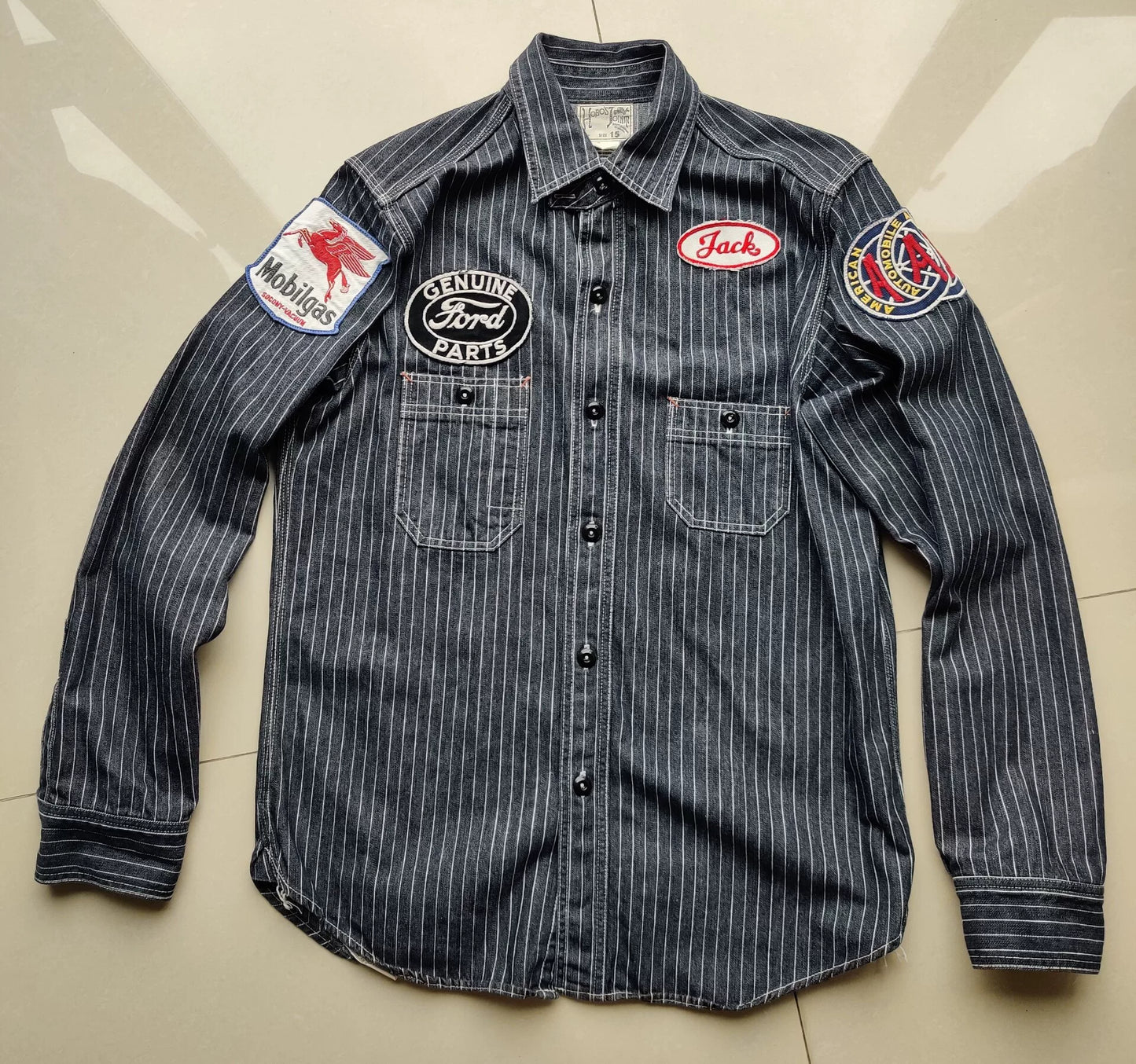 bootleggers vintage pegasus printed shirt