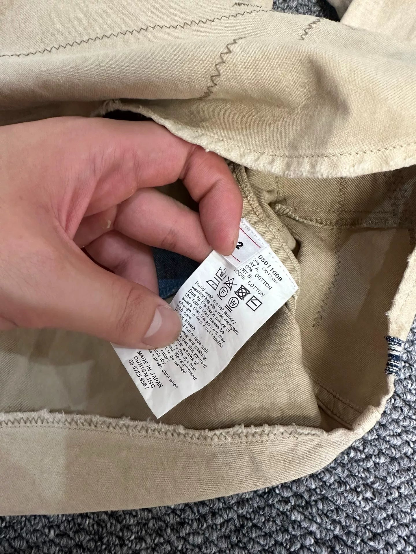 visvim grand crash distressed shirt