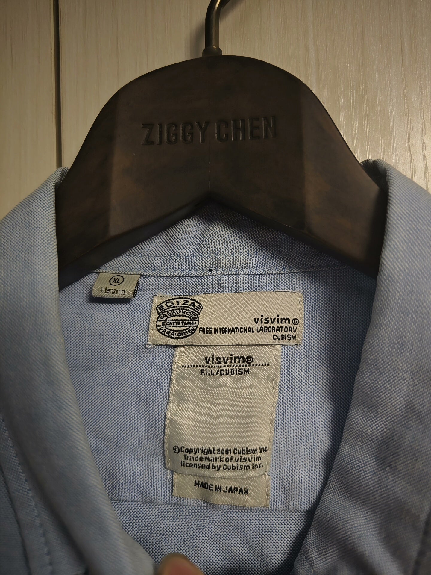 visvim Giza Egyptian Cotton Rare Patchwork Shirt XL