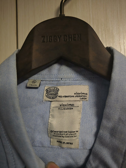 visvim Giza Egyptian Cotton Rare Patchwork Shirt XL