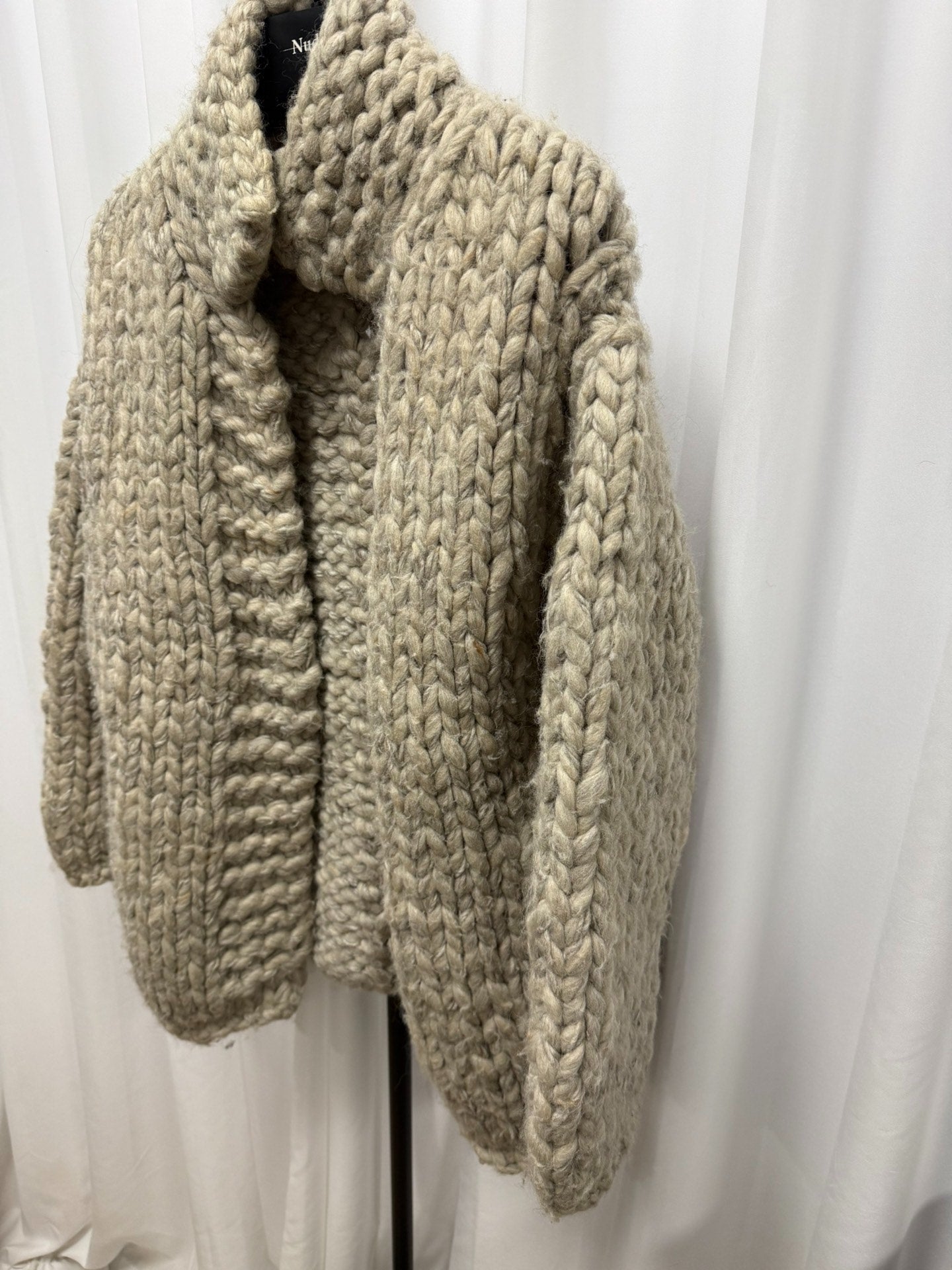 Yohji Yamamoto Thick Knit Sweater Coat