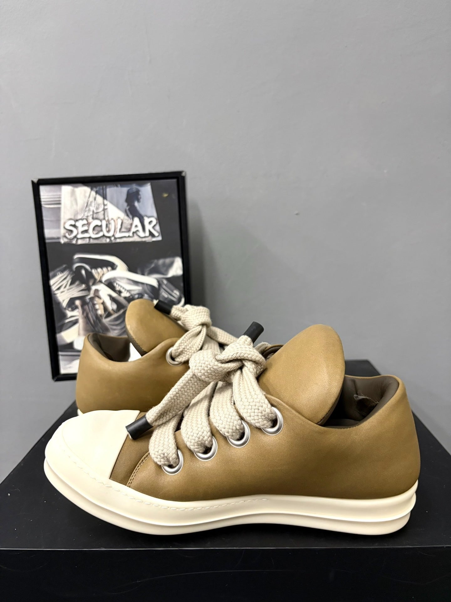 Rick Owens Main Line Low-Top Chunky Sneakers