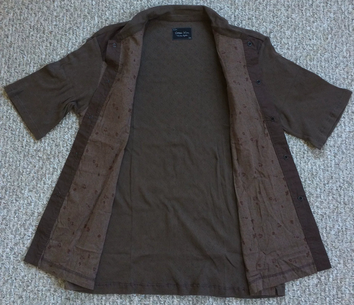 Number (N)ine Short Sleeve Western Shirt