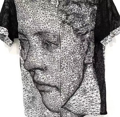 2001ss Jean Paul Gaultier 3D Mesh Shirt