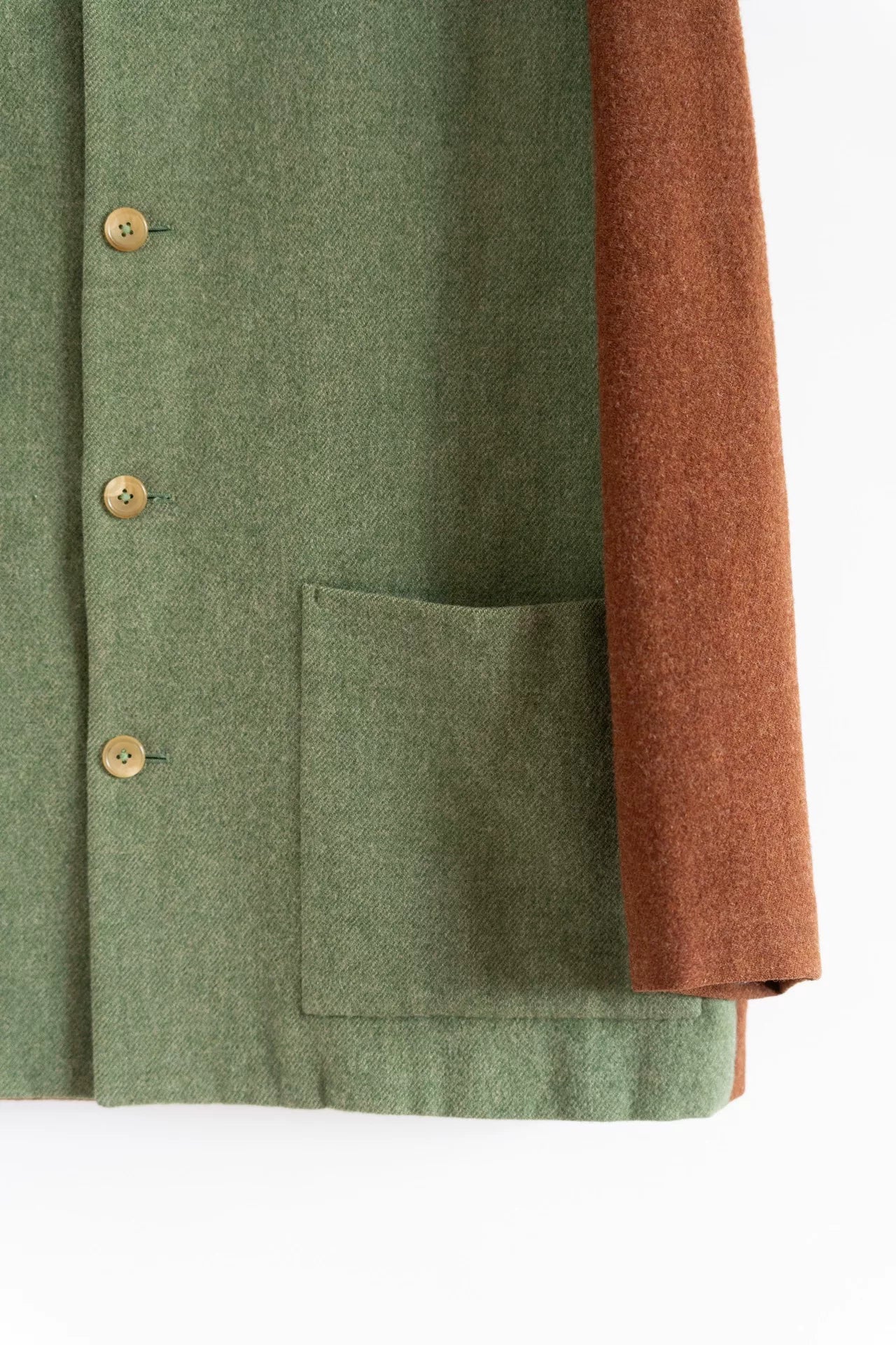 patchwork wool blazer by yohji yamamoto