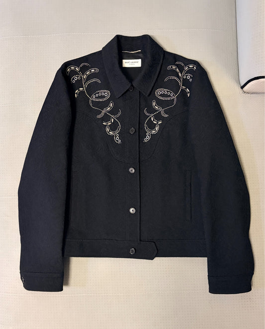 Saint Laurent SS19 Runway Black Jacket