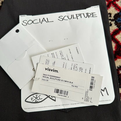 Visvim Black Denim Pants W32L30