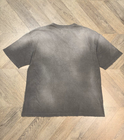 visvim jumbo tee in washed charcoal gray