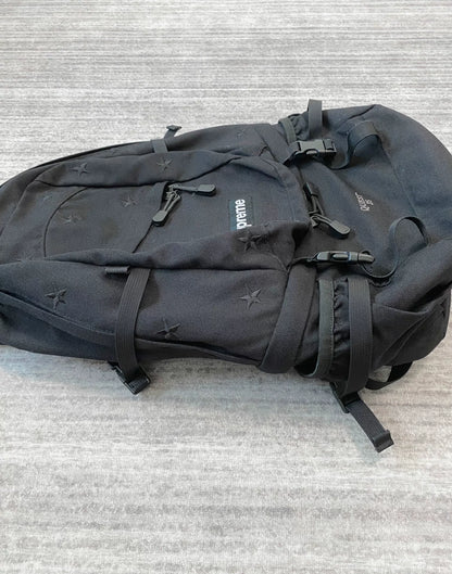supreme 35th backpack with embroidered stars