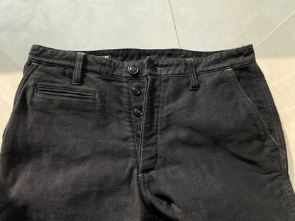 bootleggers dylan black pants with skull design