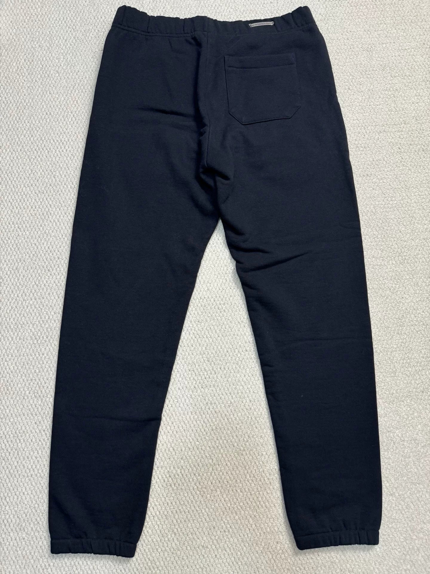 Chrome Hearts Cross Embroidery Black Sweatpants