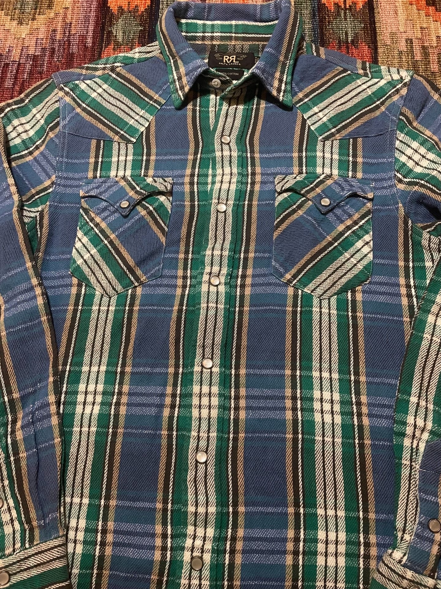 RRL Vintage Point Pocket Western Shirt