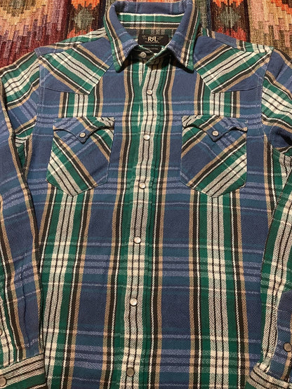 RRL Vintage Point Pocket Western Shirt