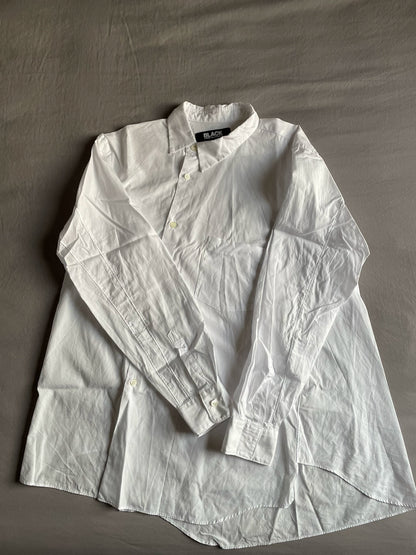 CDG Black Men's Oblique Cut Shirt