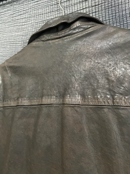 black italian leather rider jacket