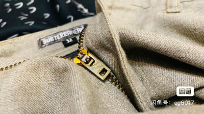 FREEWHEELERS EDDIE Chino Pants in Light Gray