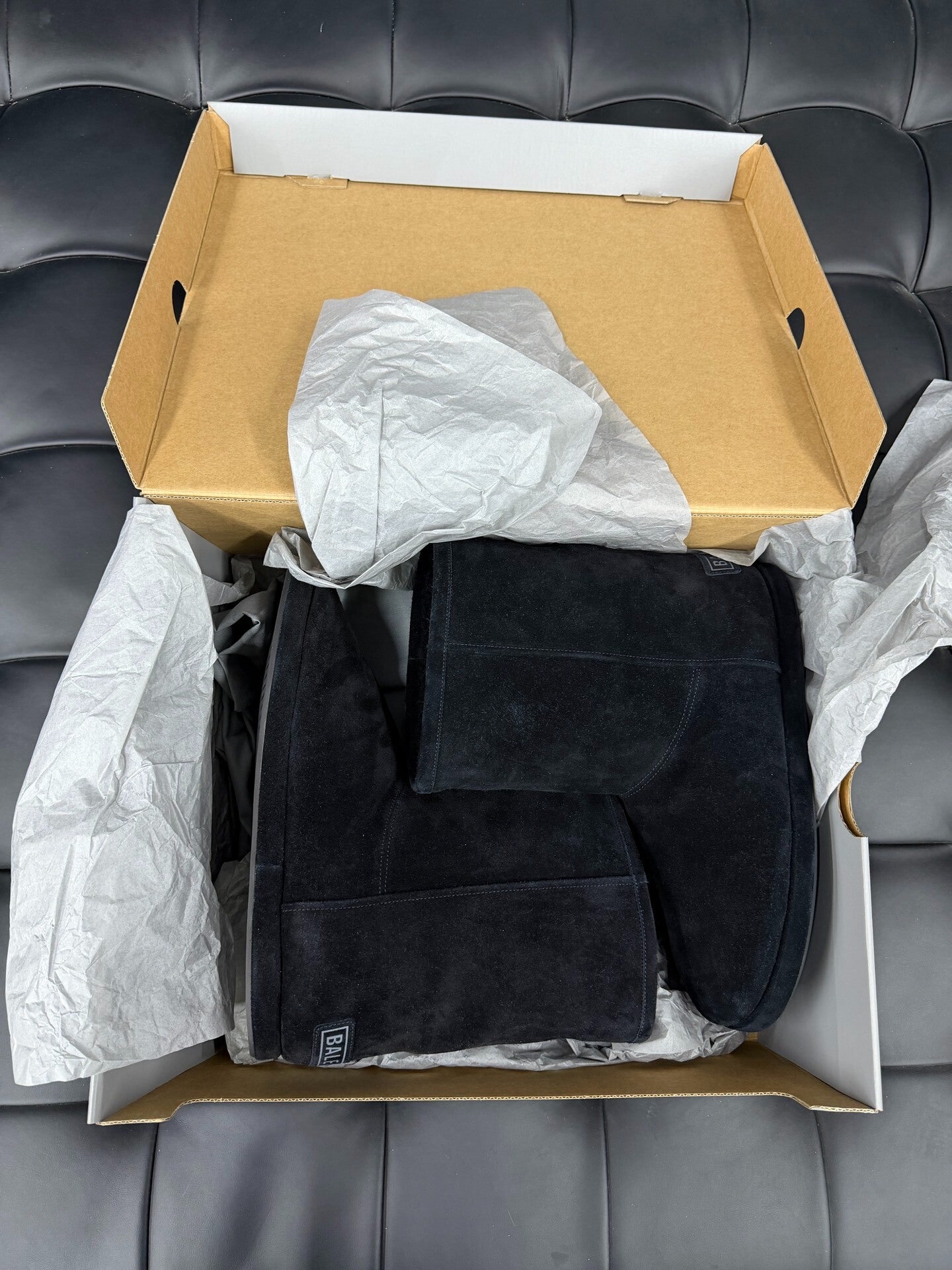 Balenciaga Black Snow Boots Size 42