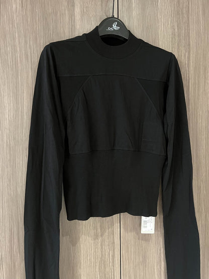 Rick Owens Long Sleeve Black T-shirt