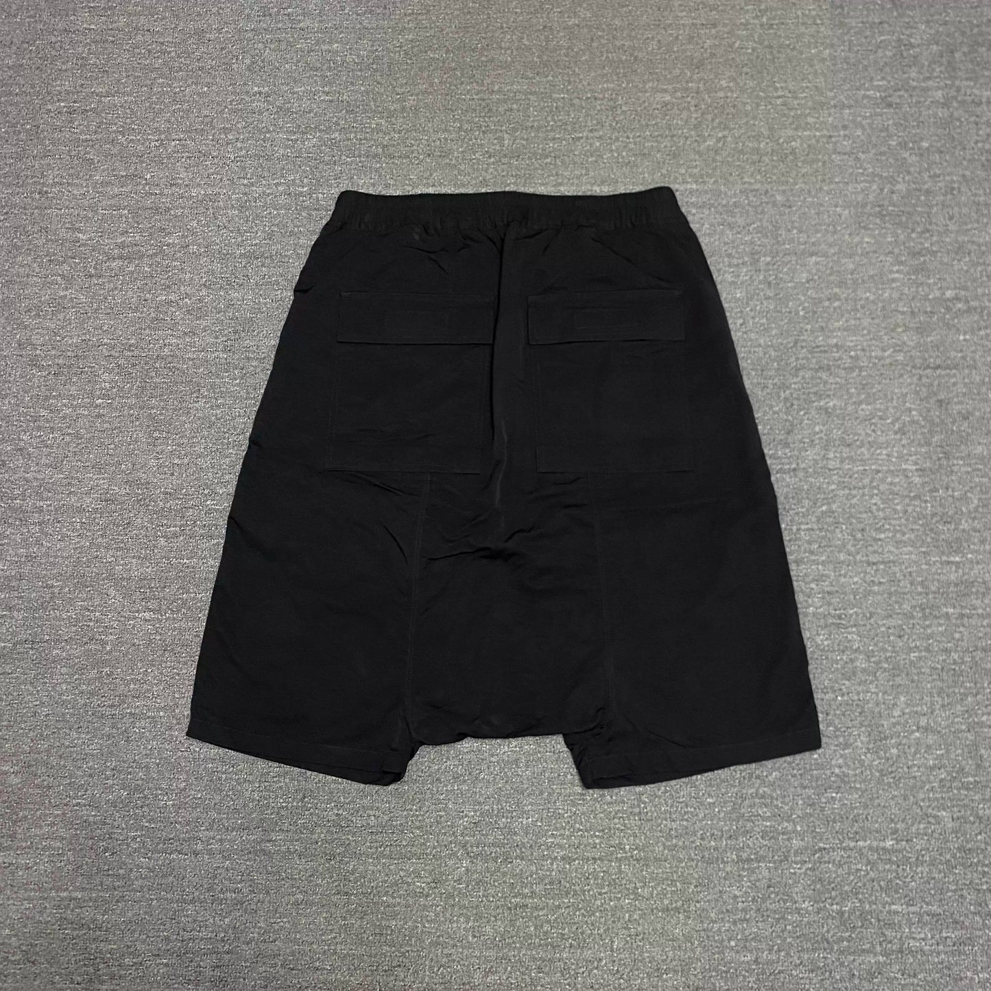 RICK OWENS Loose Drop-Crotch Shorts
