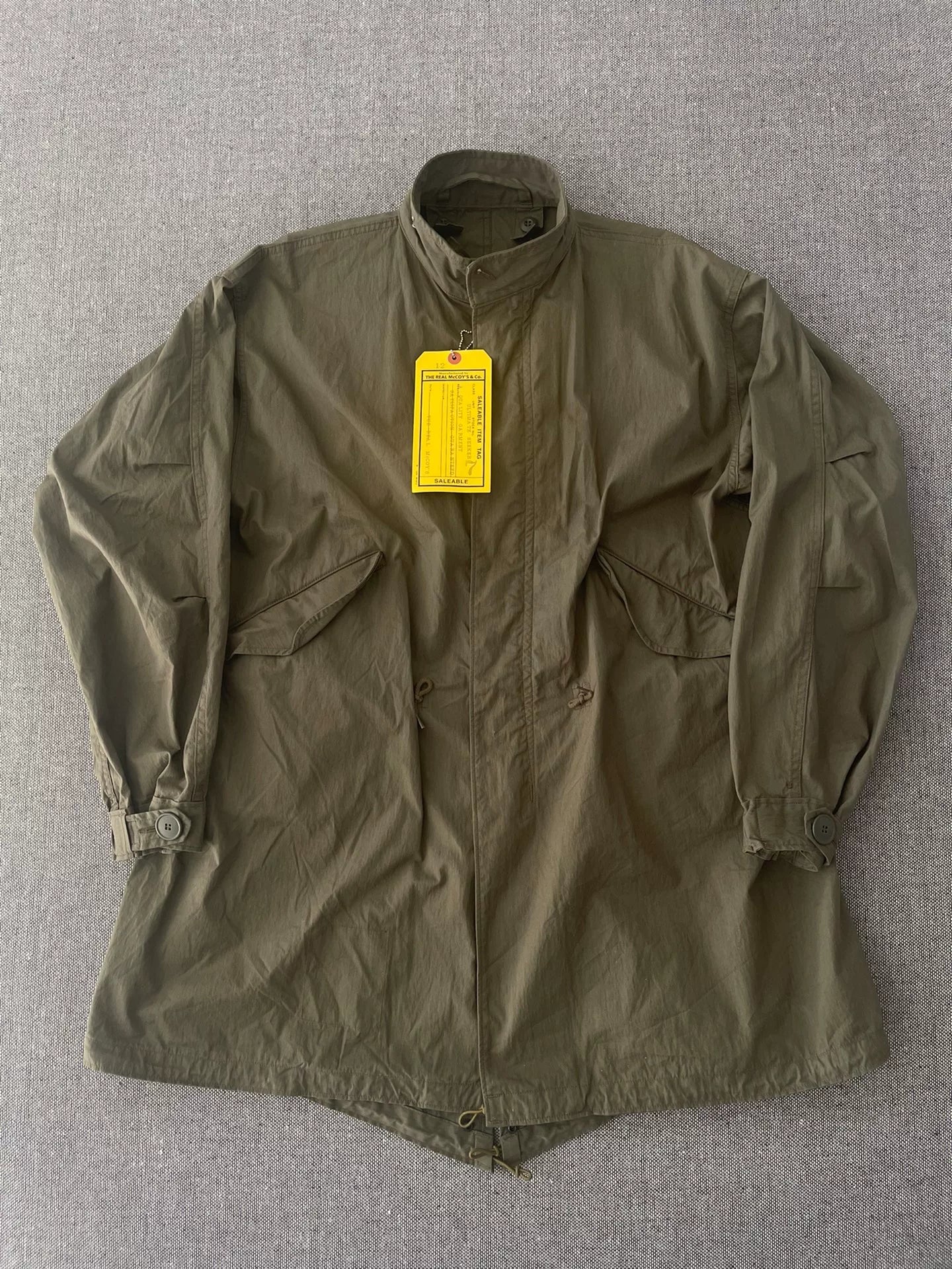 the real mccoys m65 parka jacket