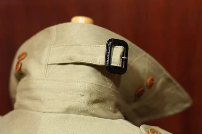 stylish desert yellow trench coat for spring