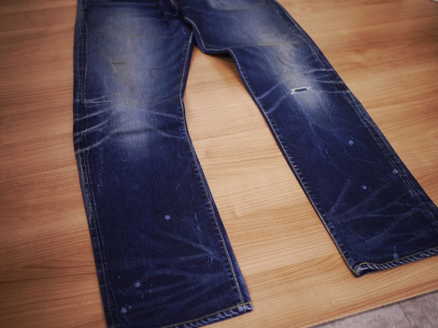 visvim social sculpture 01 slim dry denim 18