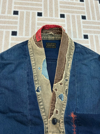 KAPITAL EK-759 Patchwork Distressed Haori