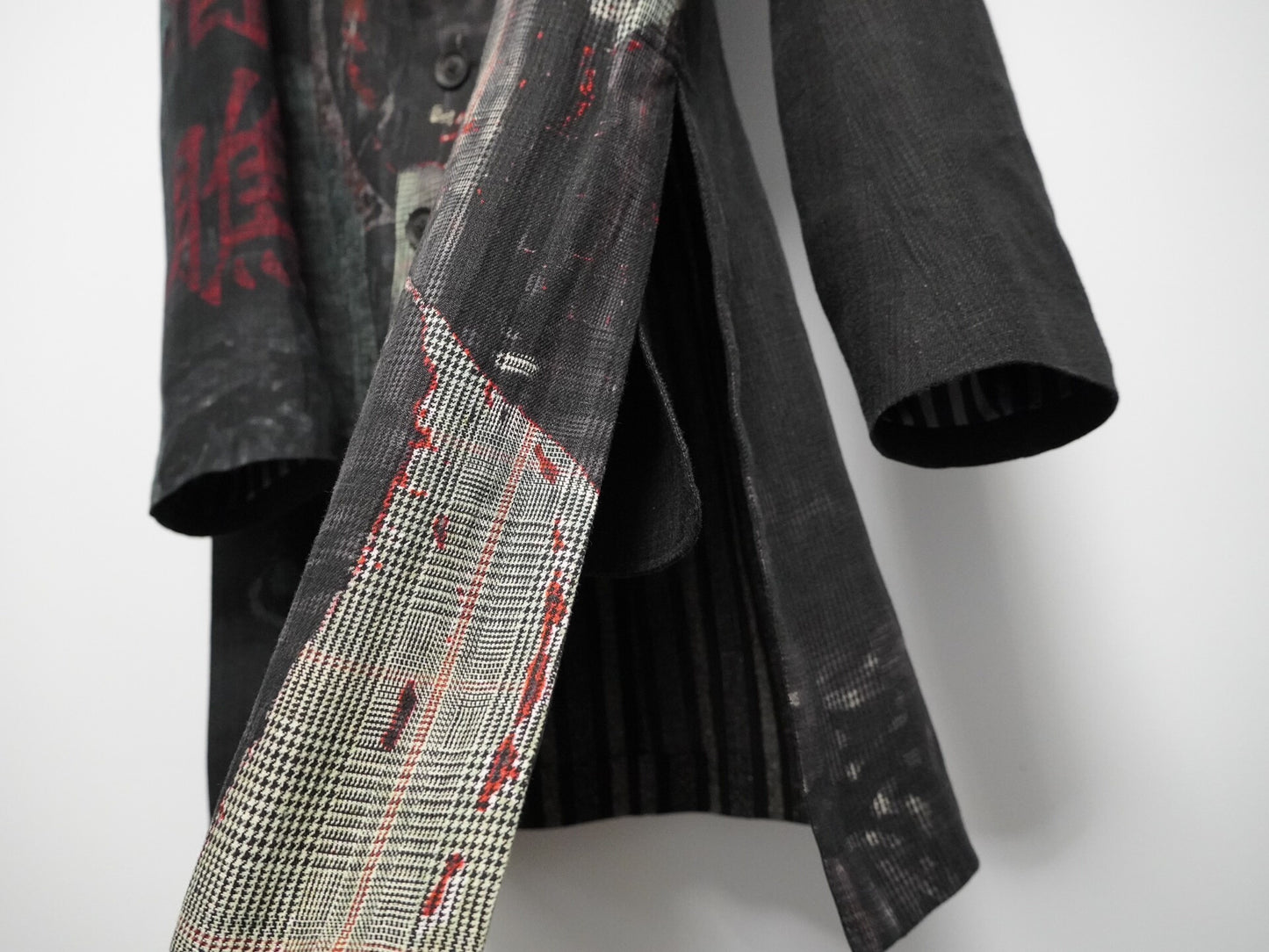 yohji yamamoto 2021ss jacket with deep slits