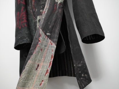 yohji yamamoto 2021ss jacket with deep slits