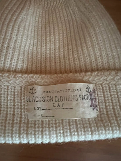 100% Wool Knit Beanie Hat for Sale