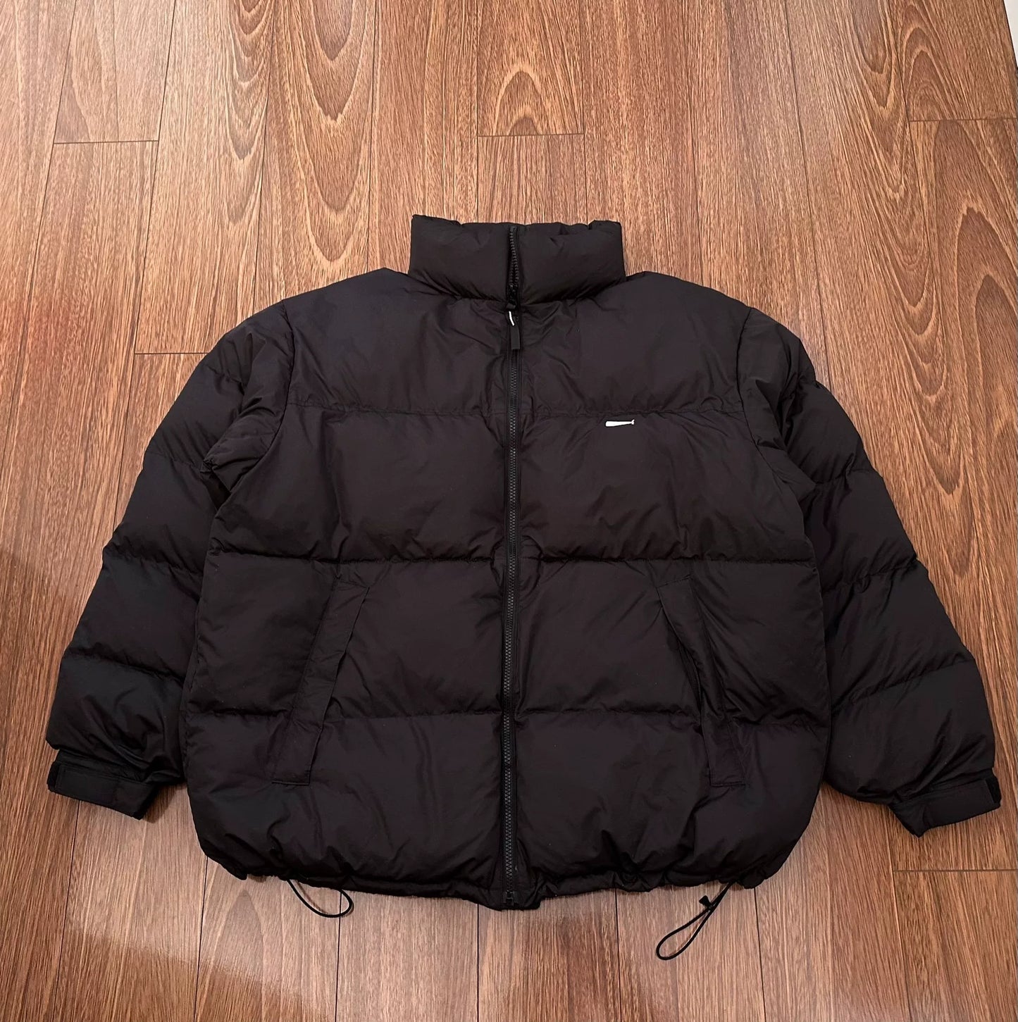 black descendant mummy padded jacket