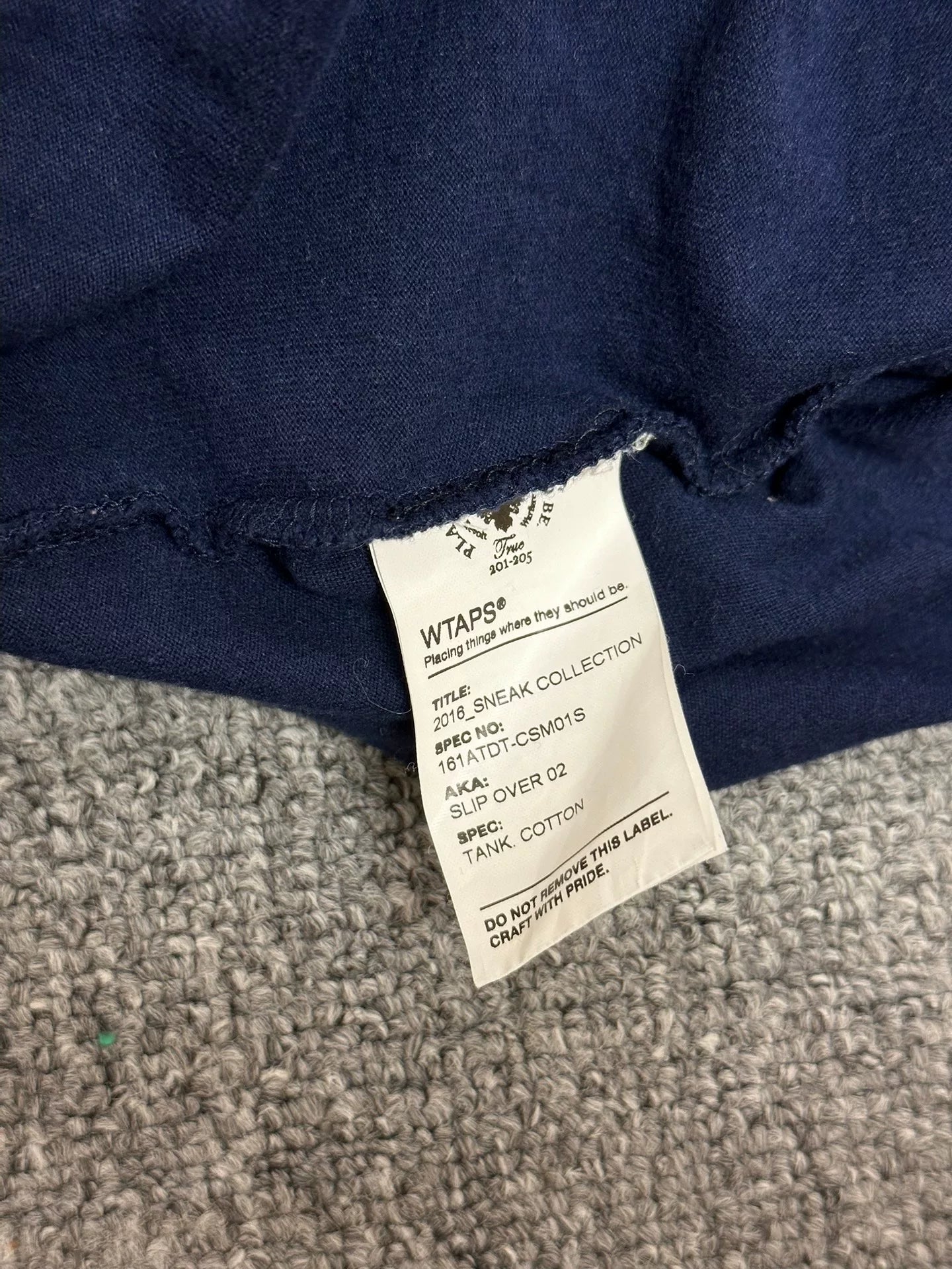 WTAPS Cotton Slipovers 02 Tank