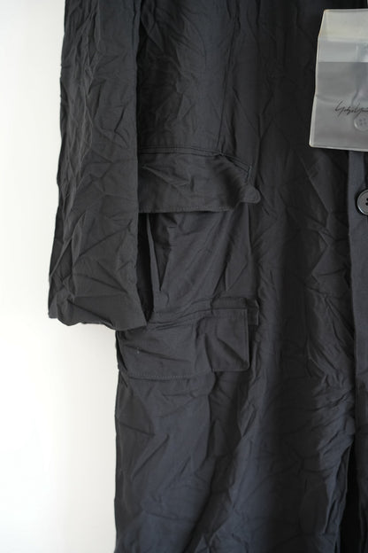 Yohji Yamamoto 18SS Pleated Dr.Jkt Coat