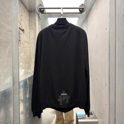 Chrome Hearts Silver Buckle Cashmere Cardigan