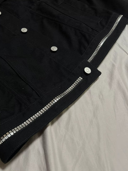 Givenchy SS22 Black Logo Button Jacket