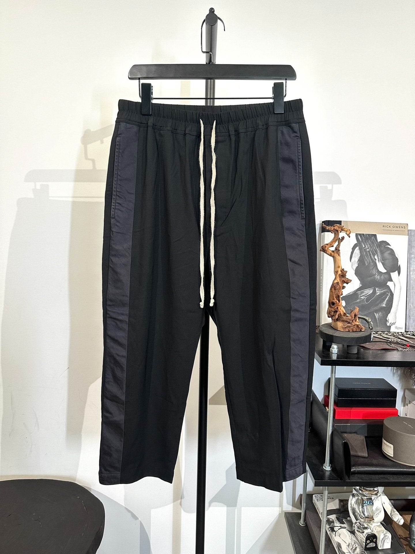 Rick Owens Main Line Webbing Cropped Pants 48