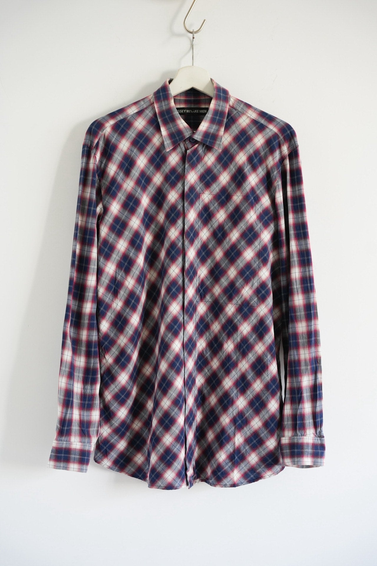 Issey Miyake 90s Diamond Pattern Shirt
