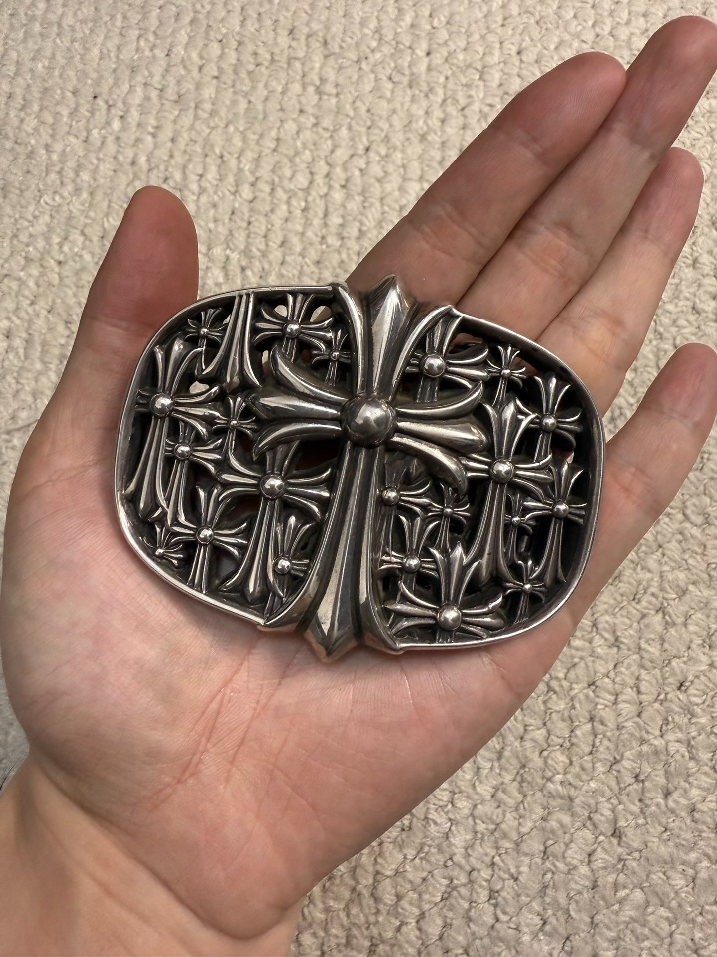 Chrome Hearts Cross Belt Buckle