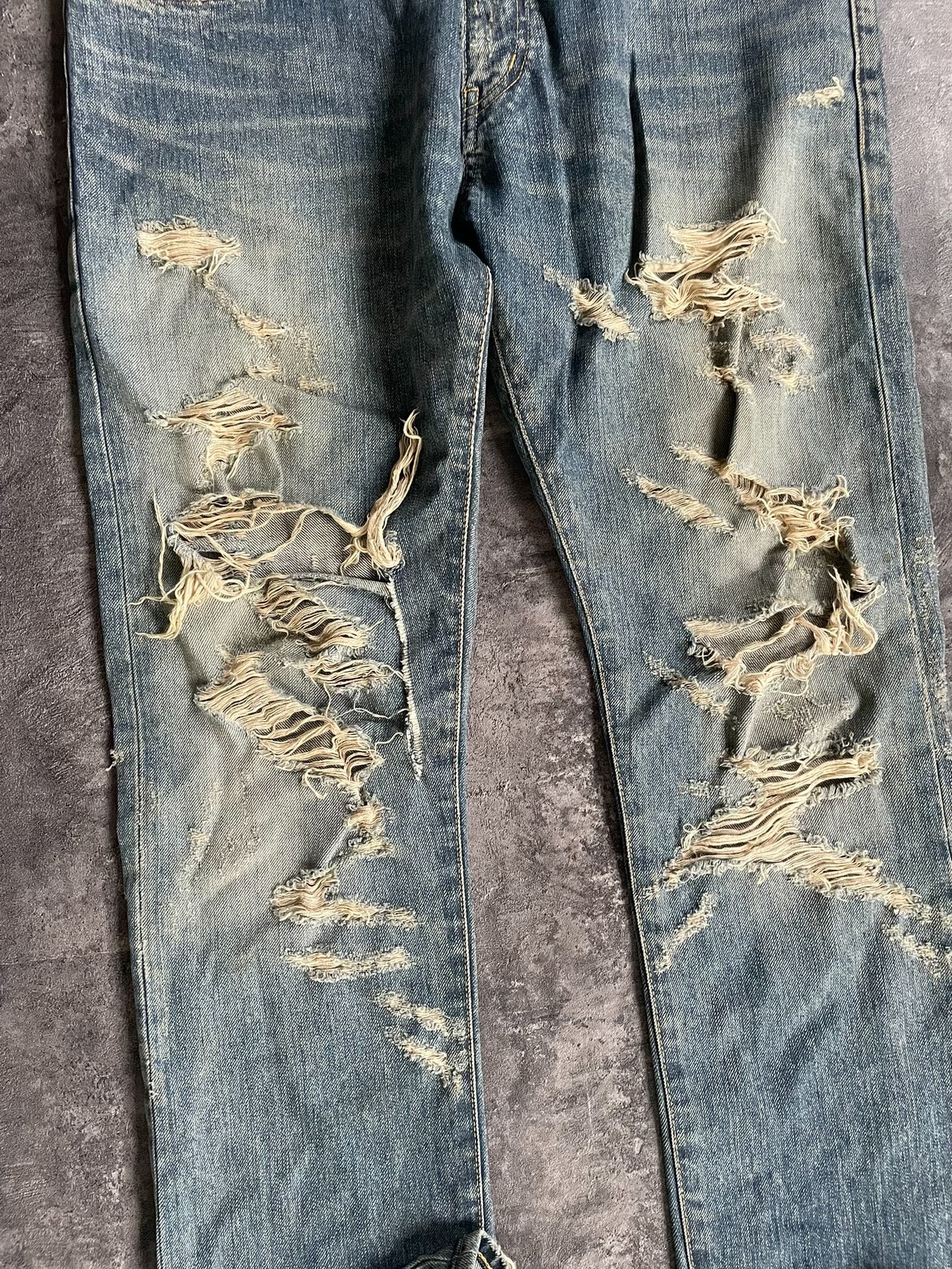Saint Laurent Distressed Jeans