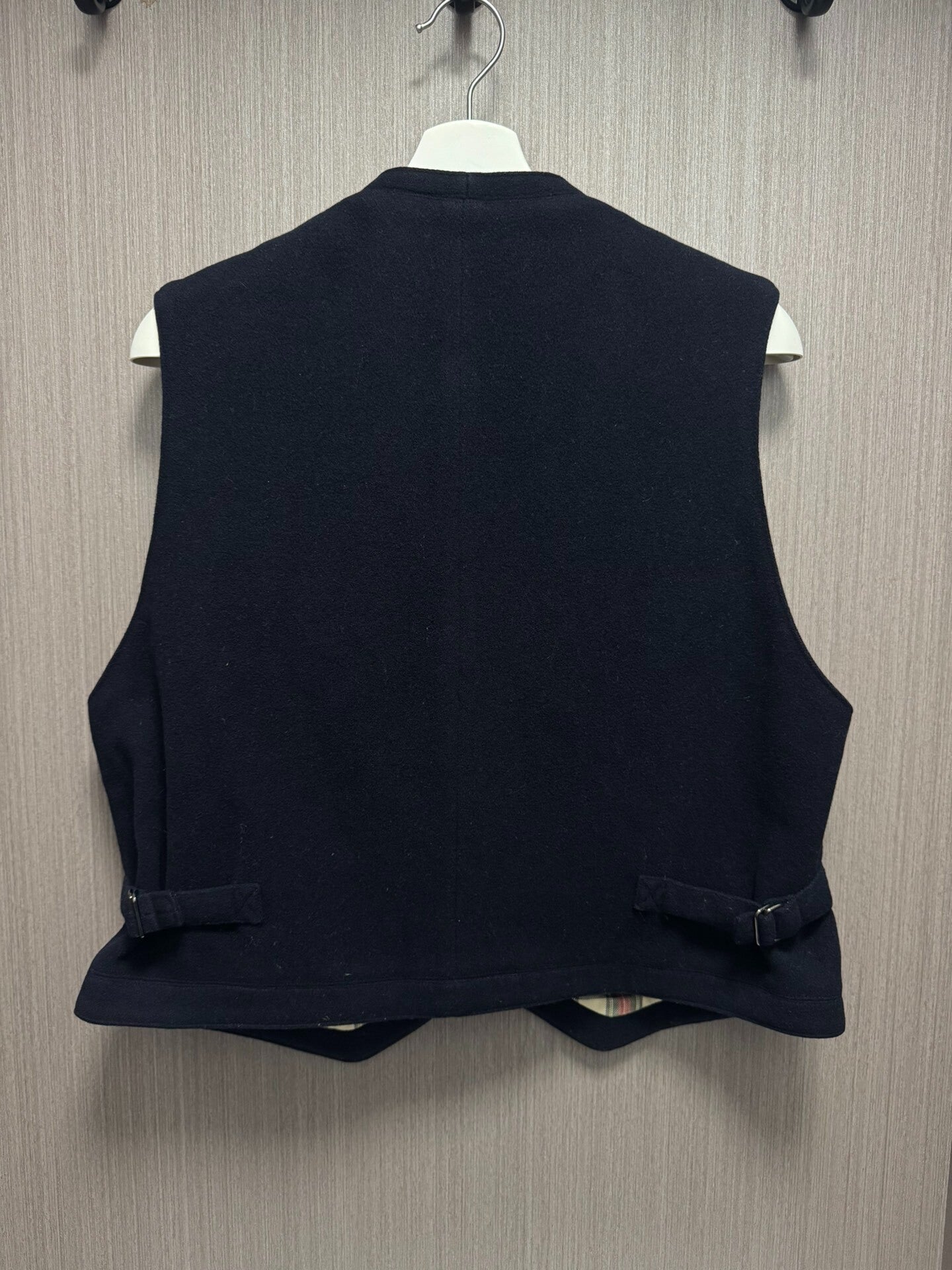 Yohji Yamamoto Wool Check Vest