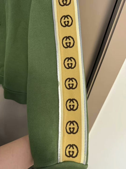 gucci reflective green hoodie sweatshirt