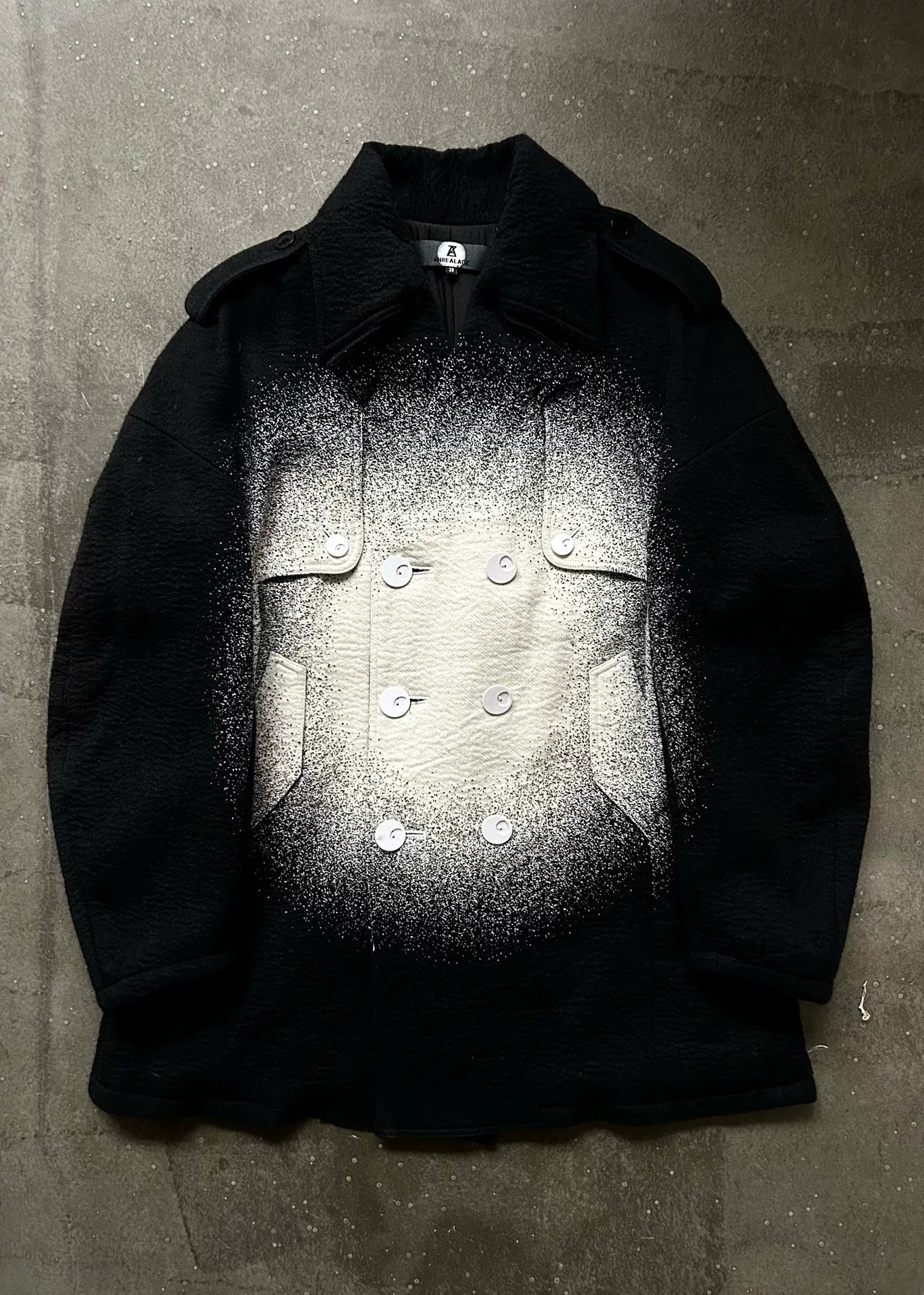 Anrealage Dimensional Coat with Gradient Design