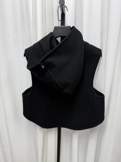 Yohji Yamamoto Wool Zip Vest