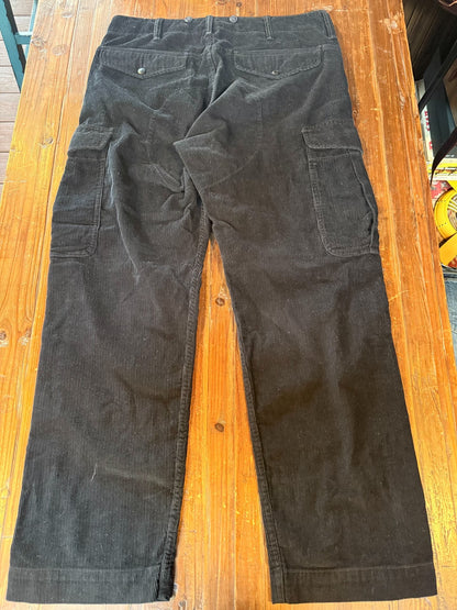 RRL Black Corduroy Work Pants