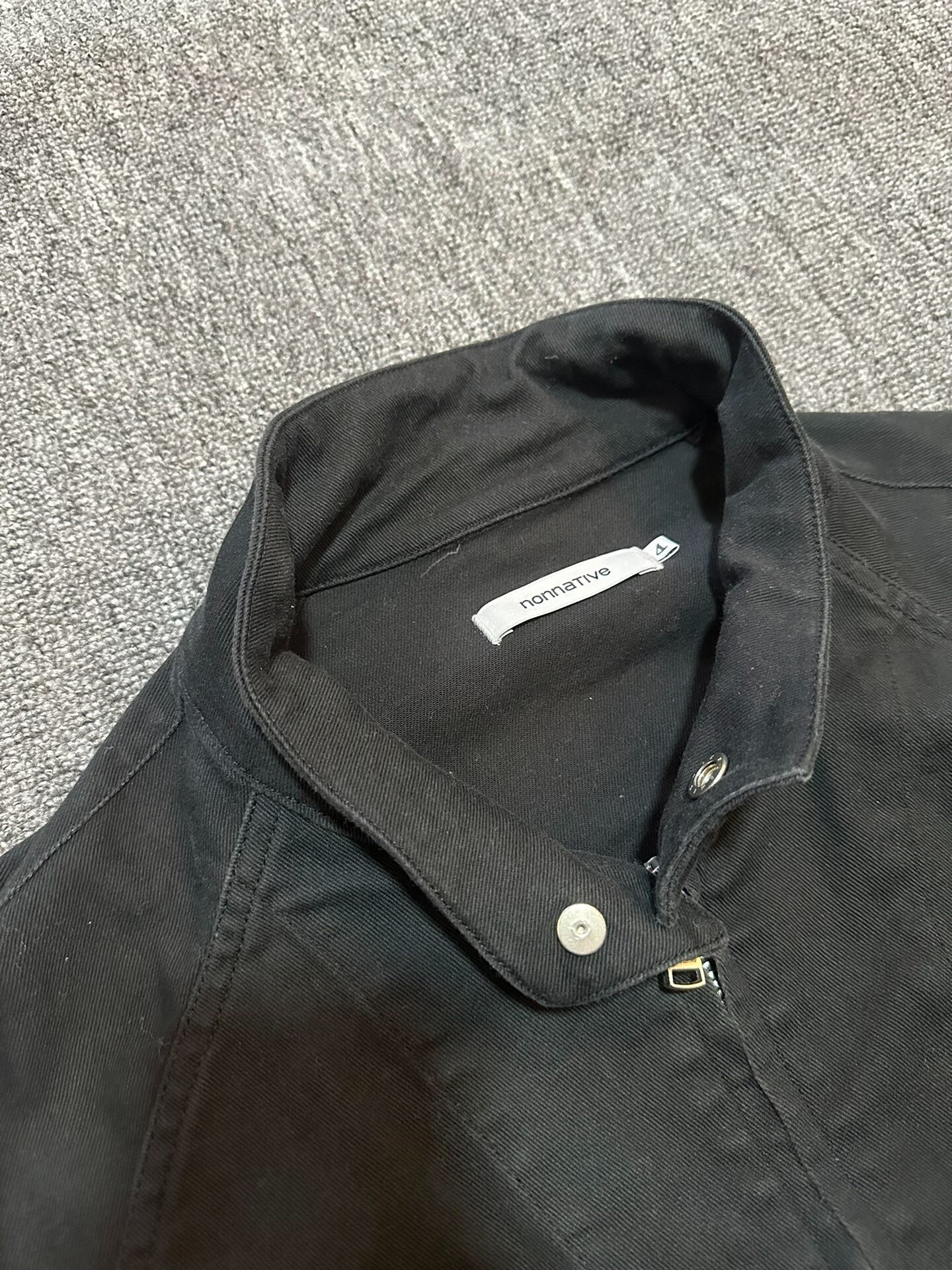 nonnative black jacket oversized available size 4