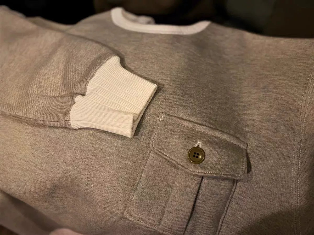 The Real Mccoy's Military Pocket Sweater