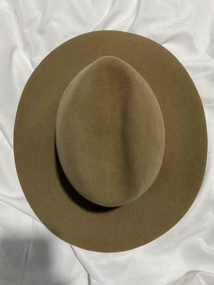 Saint Laurent Wide-Brim Rabbit Fur Hat