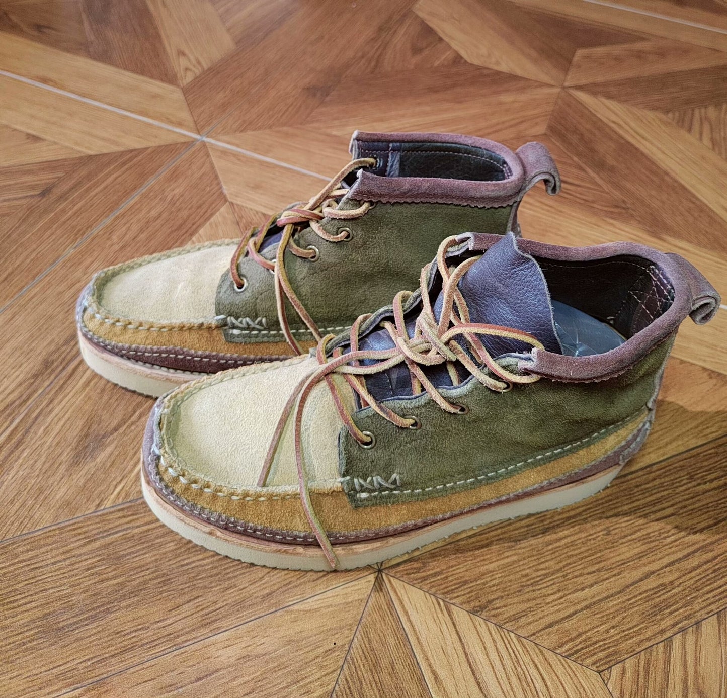 Yuketen Classic Moccasin Suede Work Boots