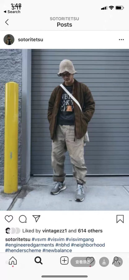 visvim dotera coat harris tweed jacket